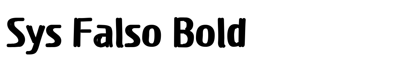 Sys Falso Bold
